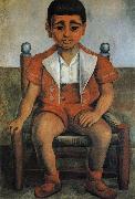 Diego Rivera The Child in red oil painting picture wholesale